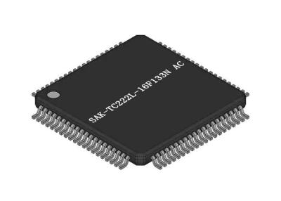 China TQFP-80 Package SAK-TC222L-16F133N AC 133 MHz Single Core Microcontrollers IC for sale