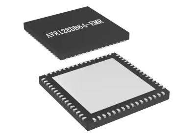 中国 64-VFQFN Package AVR128DB64-E/MR 128KB FLASH Embedded Microcontrollers IC 販売のため