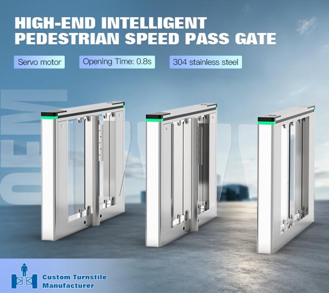 CW427 Swing Barrier Turnstile Front View