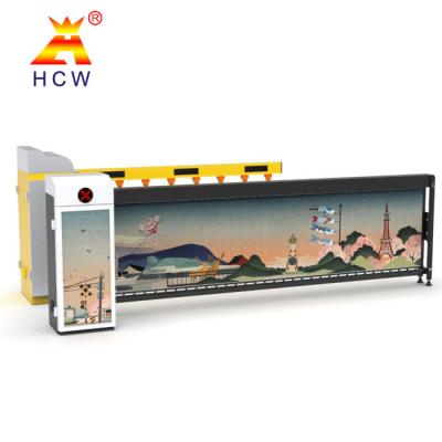 China Advertising Parking Lot Barrier Gate Automatic With License Plate Recognition for sale