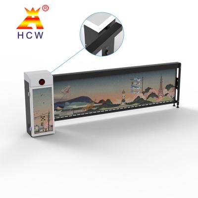 China LED Light Advertising Barriers 200W Automatic Parking 4m Arm Length for sale