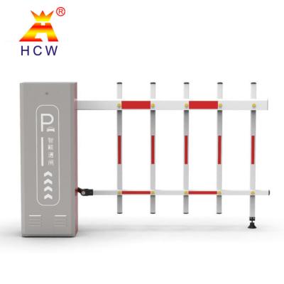 China Variable Frequency Rising Arm Four Fence Barrier Gate 160W for sale