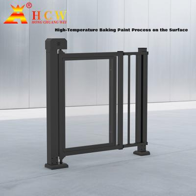 중국 스마트 광고 장벽 게이트 60W 출입 통제 장벽 게이트 1610mm 높이 판매용