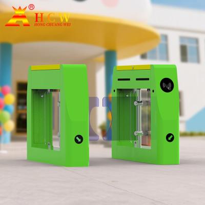 中国 顔認識のオフィスの防犯ゲートIP66の振動ゲートの回転木戸をスキャンする切符 販売のため