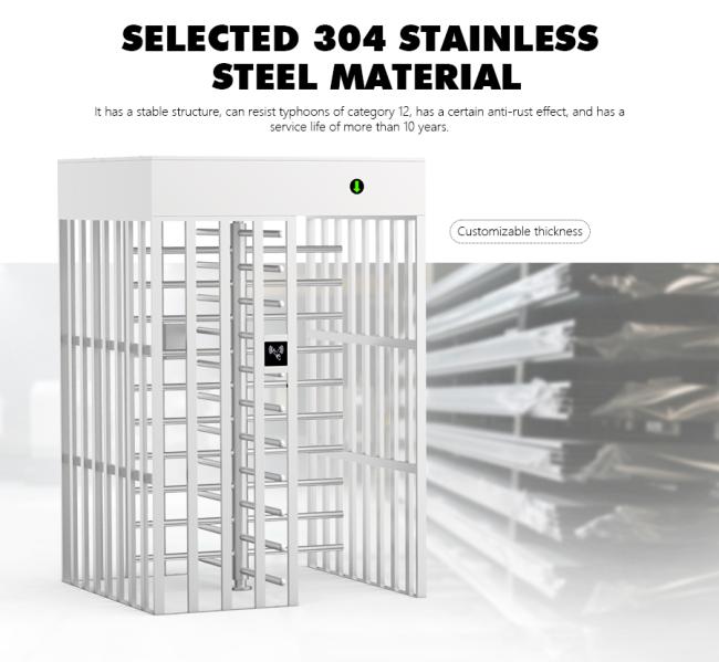 HCW CW802 Full Height Turnstile Gate operational view