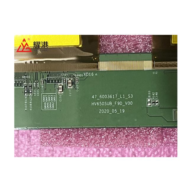 BOE HV650SUB-F9D 65-inch display panel detailed view