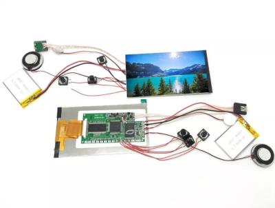 China Semi-finished Lcd Video Player Module 4.3 inch 7 inch DIY Video Brochure Module for sale