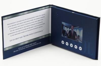 China HD IPS1024 X 600 LCD Video Brochure Flyer Folder Mailer Card For Wedding Invitation for sale