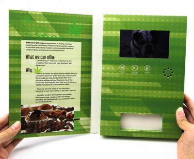 China marketing Sales folders with built-in video LCD screens video folder for sales kits for sale