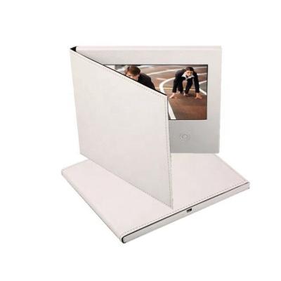 China Wholesale Custom A5 7 inch Hardcover Digital LCD HD Screen Video Booklet Brochure Card for Advertisement Business for sale