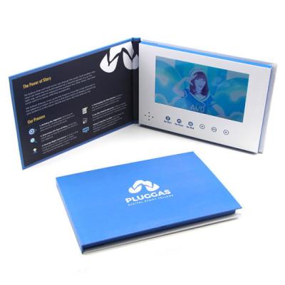 China direct maile video brochure card, 7 inch video in print custom video packaging for marketing for sale