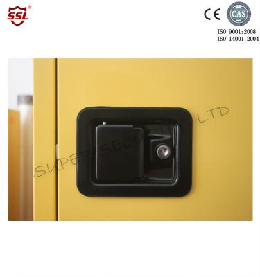 China Pequeño gabinete de almacenamiento químico del líquido inflamable de 2 puertas para el estante de la pared 1 del doble de la gasolina ajustable en venta