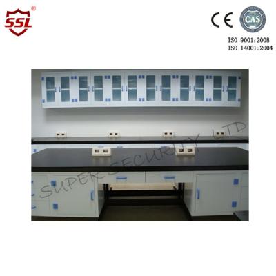 China Ploypropylene Anti-Acid Corrosive Storage Cabinet Wall Bench Laboratory Table Work Bench for sale