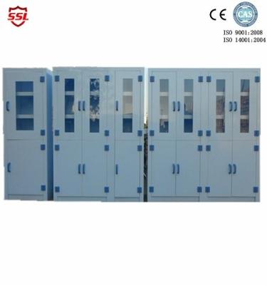 China Custom Hospital Corrosive Medical Storage Cabinet PP Polypropylene , 6 Doors for sale
