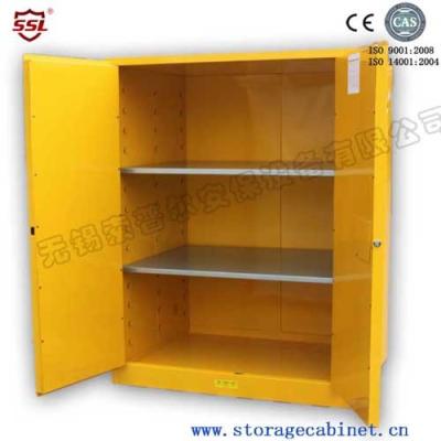 China 2 Door Vented Flammable Storage Cabinet Laboratory Locking Metal For Liquid Chemical for sale