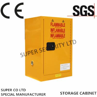 China Self-Locking Flammable Liquid Chemical Storage Cabinet , 15 Gallon Thickness1.2mm for sale