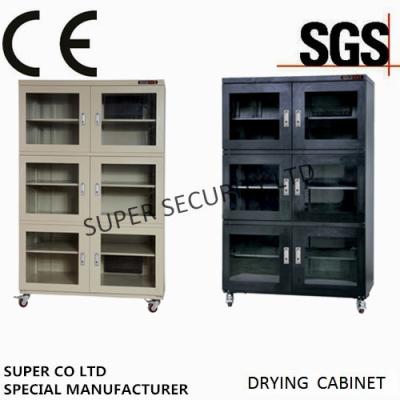 China Industrial White / Black Auto Dry Cabinet With Zinc Alloy Lock For Commercial Use for sale