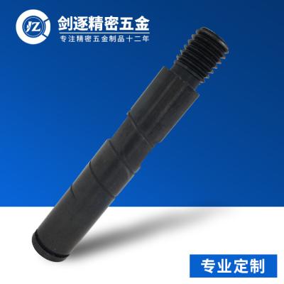 China custom CNC carbon steel extension electric ventilatiors motor drive gear shaft for sale