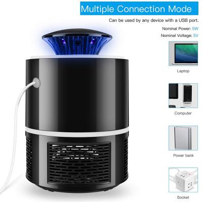 China hot sales design USB professional pest control mosquito killer lamp plastic electric fly killer with wave light for sale