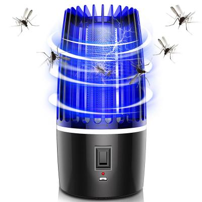 China 2 in 1 electric LED USB mosquito killer lamp for camping bug zapper rechargeable for sale