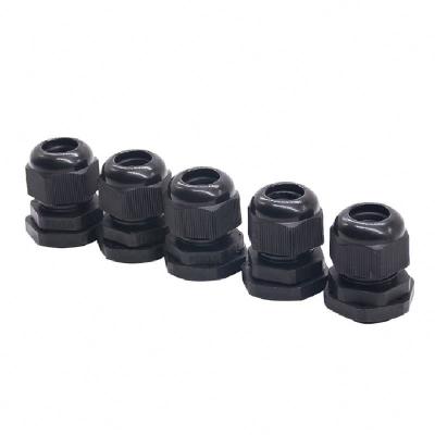 China PG7 PG9 PG11 PG13.5 PG16 PG19 PG21 PG25 PG29 PG36 PG42 PG48 PG63 Waterproof Nylon Plastic Cable Gland Connector for sale