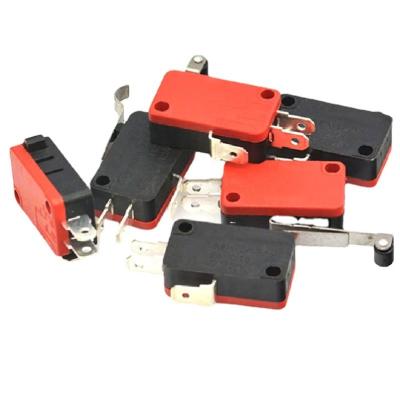 China Micro Limit Switches originais 15A 250V 125V 4.8mm 3 pinos V-151-1C25 V-152-1C25 V-153-1C25 à venda