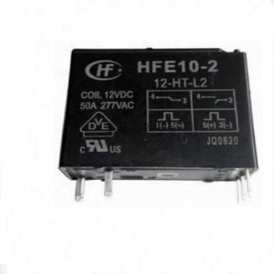 China Relé de venta caliente de alta potencia HFE10-2-12-HT-L2 12V Relé de doble bobina 5pin DIP en venta