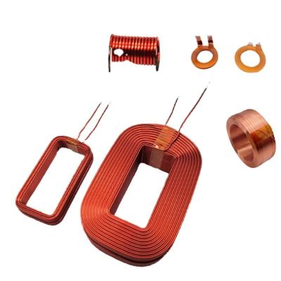 China Custom induction coil copper air core coil inductor 20kv capacitor magnetic coil with high quantity for sale