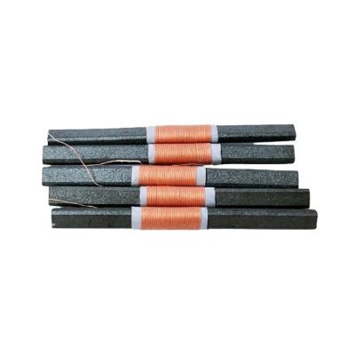 China Custom 1mh Ferrite Inductor Electric RFID Antenna Winding Choke Core Coil Rod Copper Wire Rod Bar Coil for sale