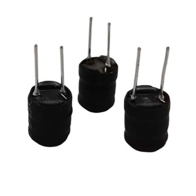 China 8x10mm 82uh Power Pin Inductors And Power Choke Coils Drum Ferrite Core for sale