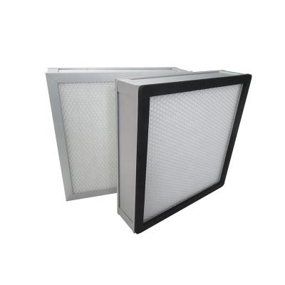 China HEPA Metal Fiber Filter Cardboard Frame Merv 13 Merv 14 Pleated Air Purifier for sale