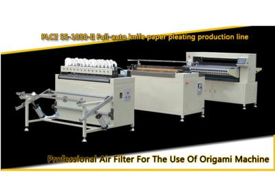 China Width 1050mm Air Filter Making Machine Full Auto Paper Pleating Machine for sale