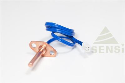 China Copper Flanged NTC Temperature Probe For Dryer / Water Heater / Microwave Oven for sale