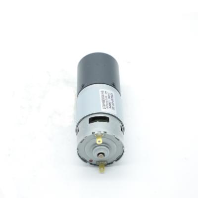 China Low Noise NEMA 17 24V DC Brush Gear Motor 42mm With Gearbox 1:36 138Rpm 0.75A for sale