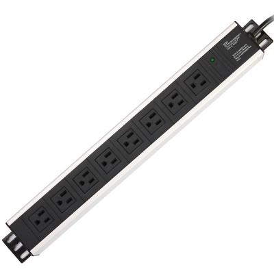 China 8 Way American Type PDU Extension Socket With On/Off Switch for sale