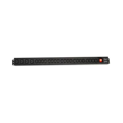 China 24 Way IEC Type PDU Extension Socket With On/Off Switch for sale