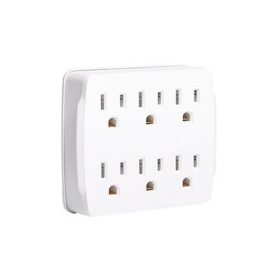 China Wall Power Socket And Wall Tap One Input 6 Outlet UL cUL passed for sale
