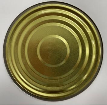 China ID153mm 603Tinplate Lid Metal Can With Lid For Paper Tube Tinplate SPTE TFS for sale