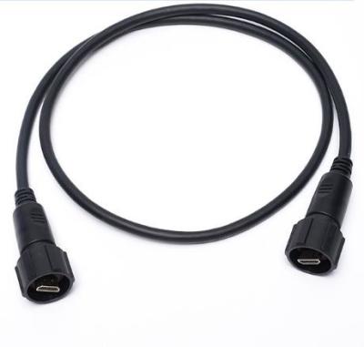 China Black Male Female Video Audio Cables , Gold Plated Hdmi Cable Assembly 1080p for sale