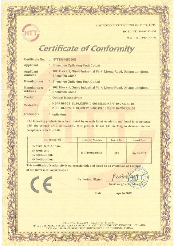FCC - Shenzhen Opticking Technology Co.,Ltd