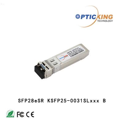 China 25G SFP28 Duplex LC SR 850nm MM Fiber Optical Transceiver for sale