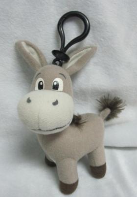 China Shrek Donkey keychain Plush Toys for sale