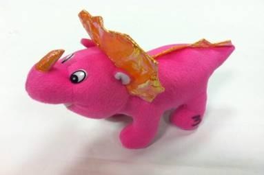 China Red Dino Dragon Plush Toys for sale