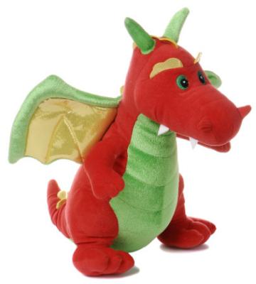 China Red Winged Dino Dragon Plush Toys for sale