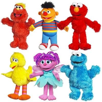 China Sesame street family Collection Plush Toys for sale