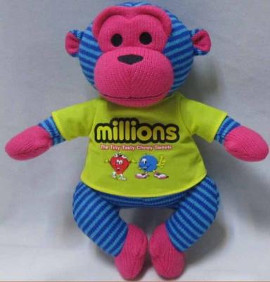 China Knitted Monkey Stuffed Animal Toys Plush Toys for sale