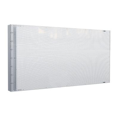 China Slim Adhesive Transparent LED Display , Glass Window LED Video Wall Screen Bendable for sale