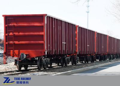 China 1520mm Gauge Railway Wagon With Axle Load 23.5t Volume 82 M3 for sale