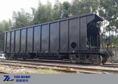 China 90T Quick Discharge Railway Ore Hopper Wagons 1435mm Gauge AAR Air Brake for sale