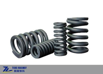 China DIN 2096 Railway Bogie Parts Suspension Inner Outer Wedge Coil Spring for sale